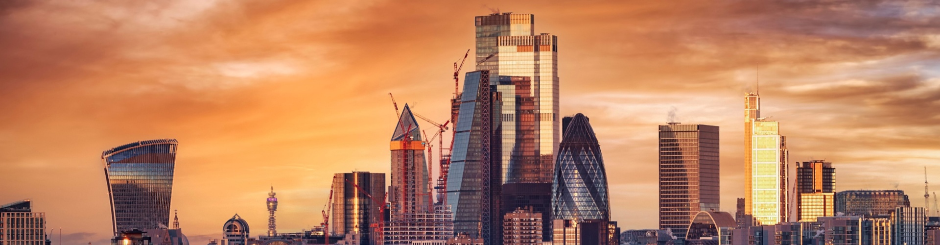 City of London skyline.